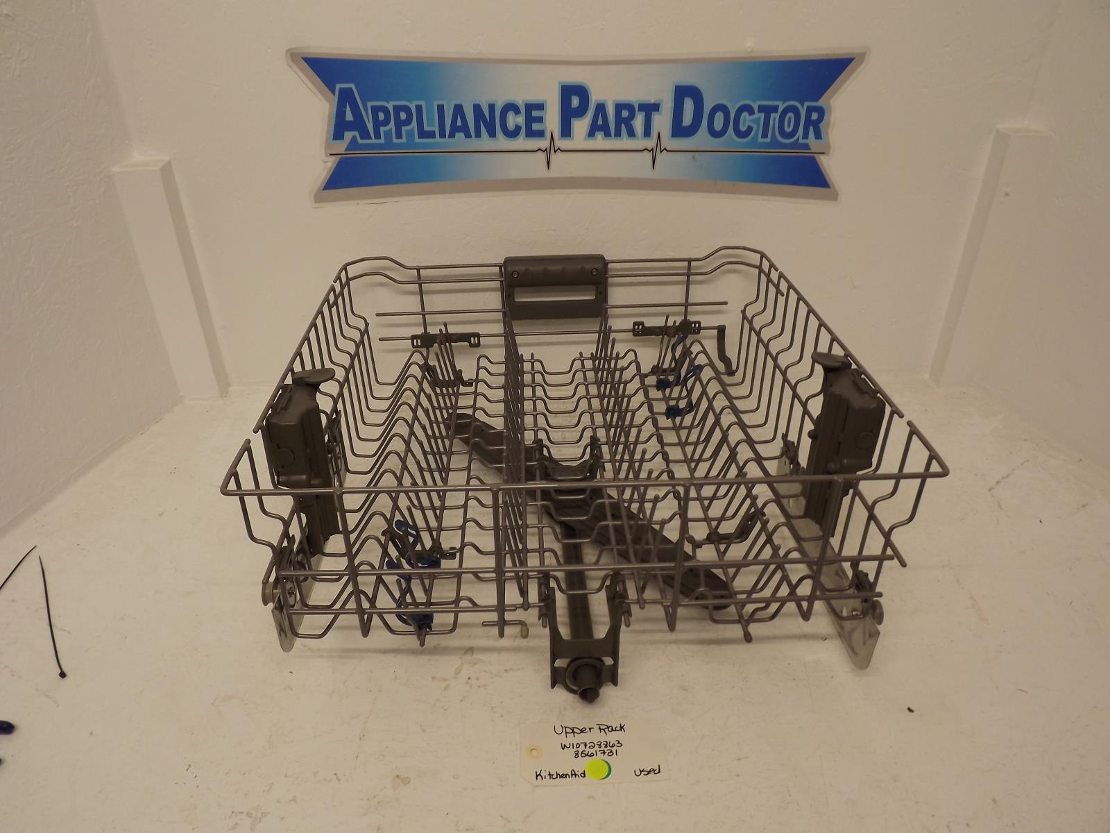 KitcheAid Dishwasher W10728863 8561731 Upper Rack Used KitcheAid Dishwasher W10728863 8561731 Upper Rack Used